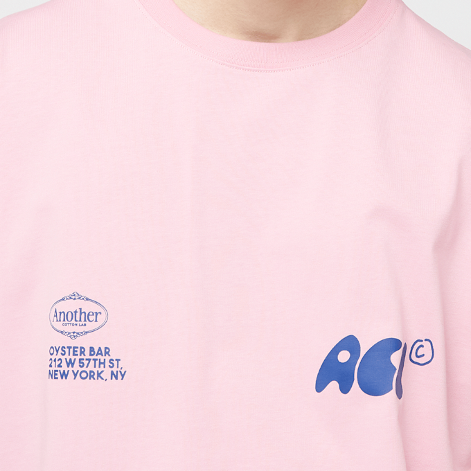 Another Cotton Lab Oyster and Champange T-Shirt różowy 49865 3