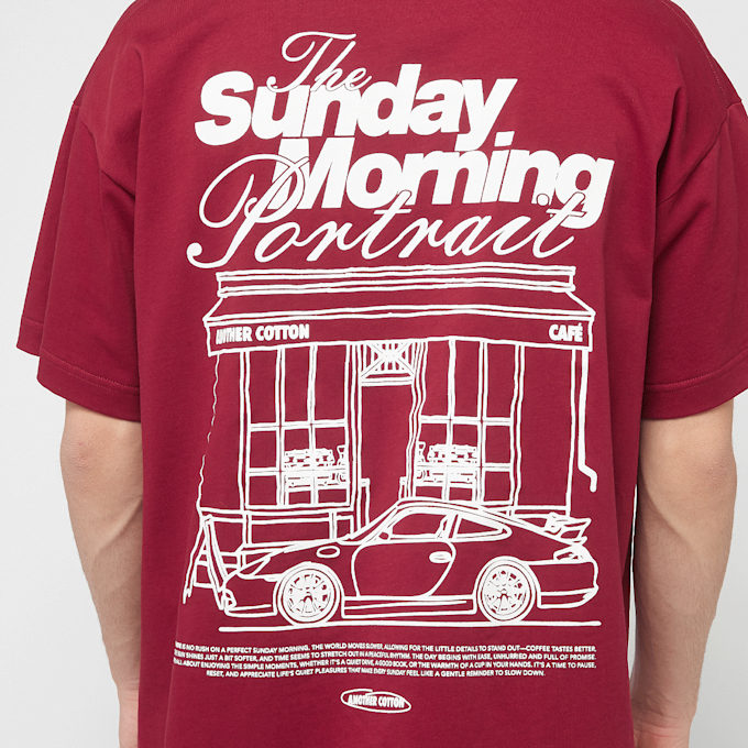 Another Cotton Lab Sunday Morning T-Shirt czerwony 49881 4