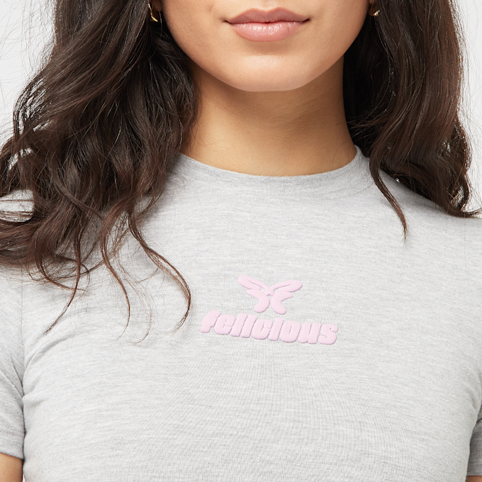 Felicious Tight Logo Tee siva 61384 3