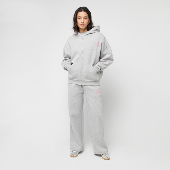 Felicious Basic Chest Logo Zipper grijs 61387 4