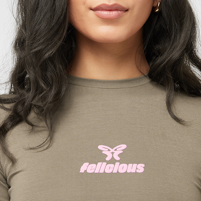 Felicious Basic Tight Logo T-Shirt zielony 61393 3