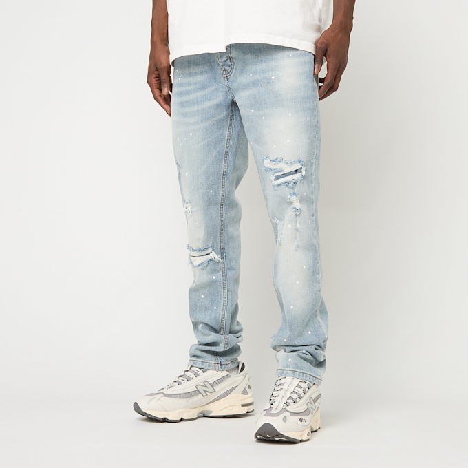 2Y STUDIOS Victor Ripped Slim Fit Jeans plava 61379 1