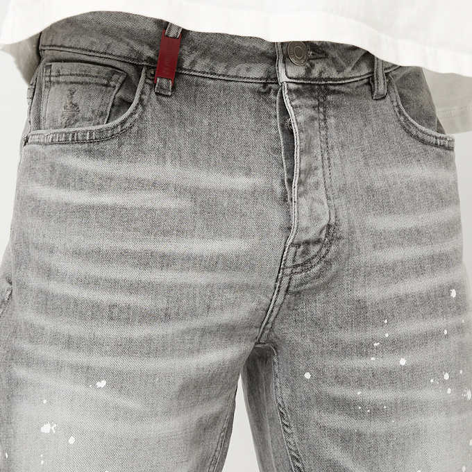 2Y STUDIOS Victor Ripped Slim Fit Jeans grau 61381 3