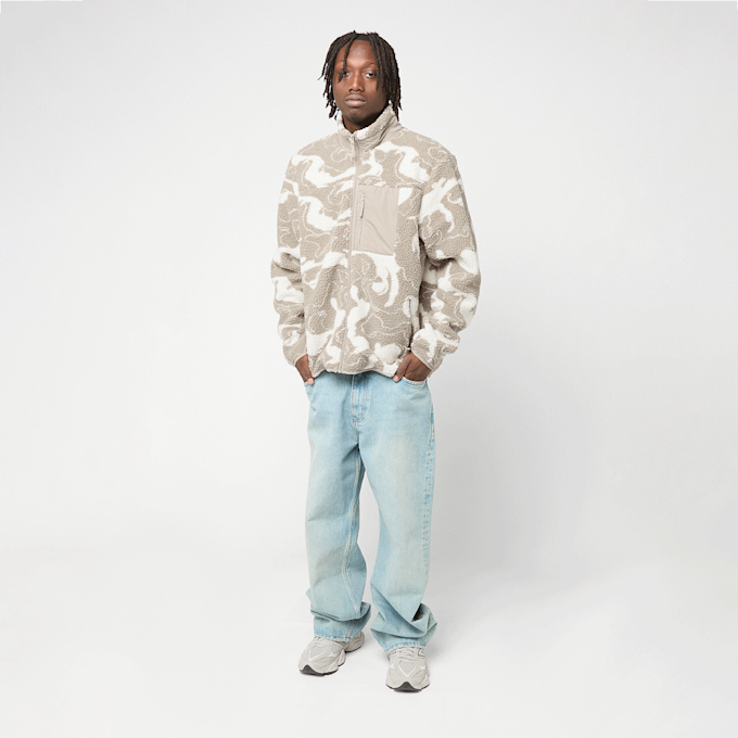 Urban Classics Pattern Teddy Trackjacket bege 61359 4