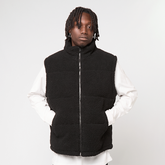 Urban Classics Basic Teddy Puffer Vest nero 61362 1