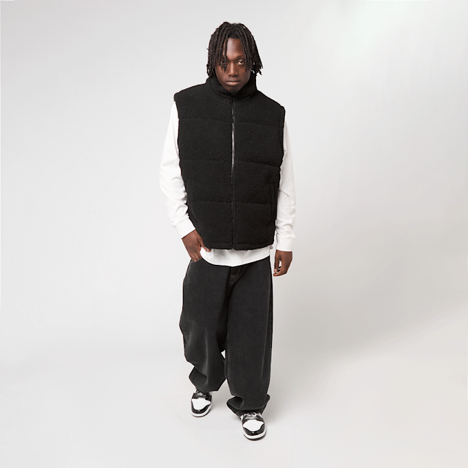 Urban Classics Basic Teddy Puffer Vest noir 61362 4