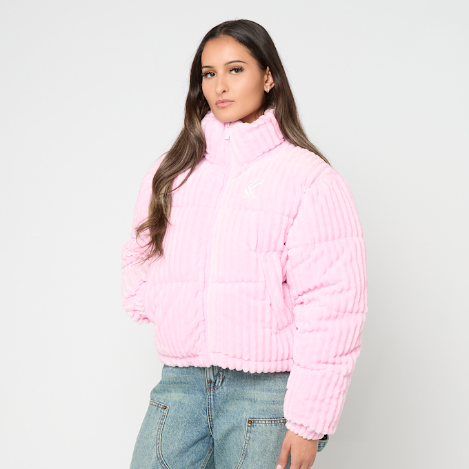 Karl Kani OG K Corduroy Short Puffer Jacket różowy 61405 1