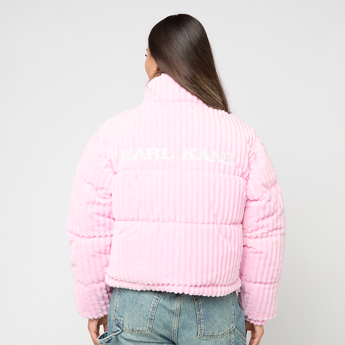 Karl Kani OG K Corduroy Short Puffer Jacket rosa  61405 2