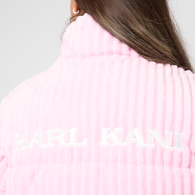 Karl Kani OG K Corduroy Short Puffer Jacket rosa  61405 4