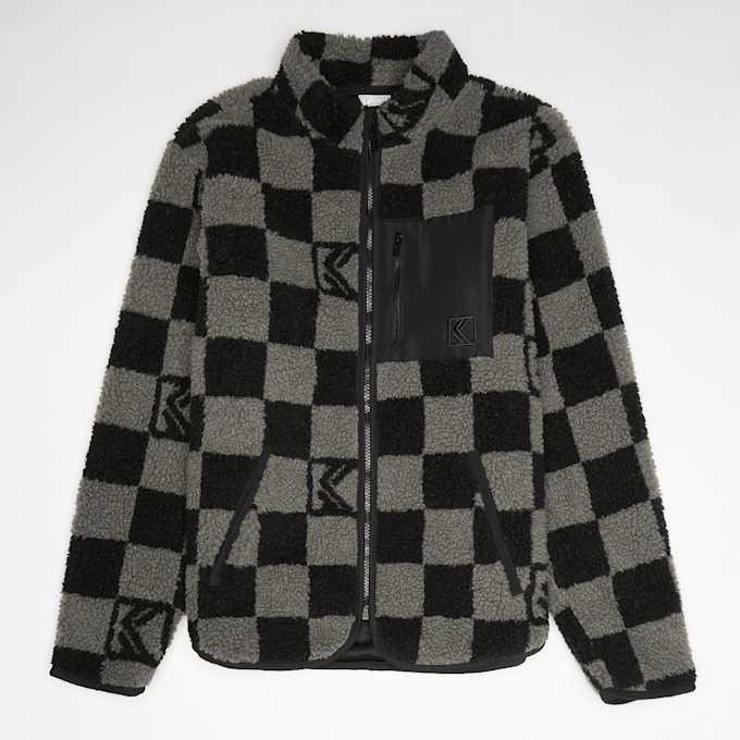 Karl Kani Og Teddy Zip Jacket Junior schwarz 61420 1