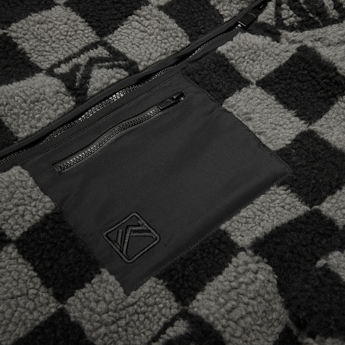 Karl Kani Og Teddy Zip Jacket Junior negro 61420 3