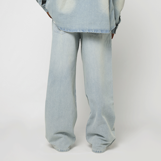 Karl Kani OG K Washed Western Relaxed Baggy Jeans plava 61427 2