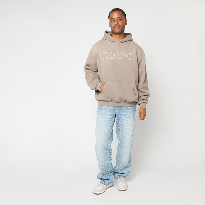 Karl Kani Retro Washed Oversized Hoodie bege 61425 4