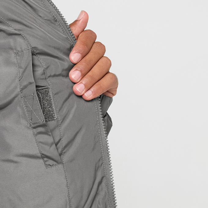 Karl Kani Small Signature Embossed Logo Puffer Jacket gris 61424 3