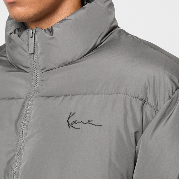 Karl Kani Small Signature Embossed Logo Puffer Jacket gris 61424 4
