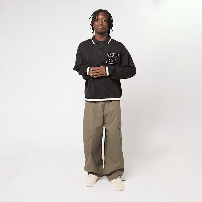 Karl Kani Star K Knit Poloshirt nero 61443 4