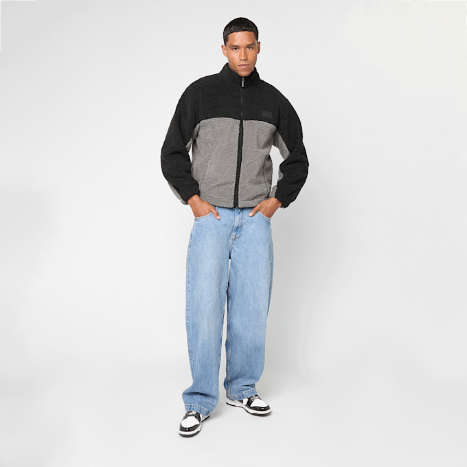 Karl Kani Signature Rubber Patch Teddy Zip Jacket zwart 92559 4