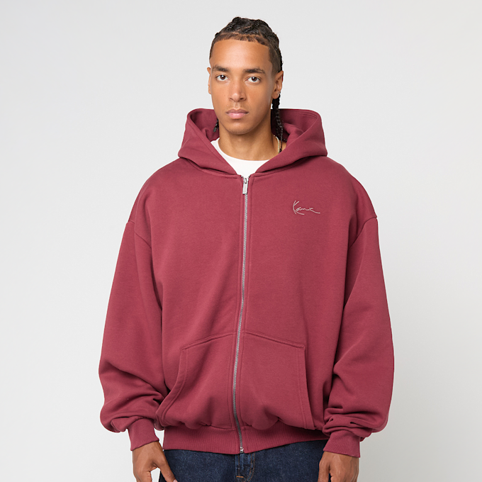 Karl Kani Western Os Zip Hoodie rosso 61449 2
