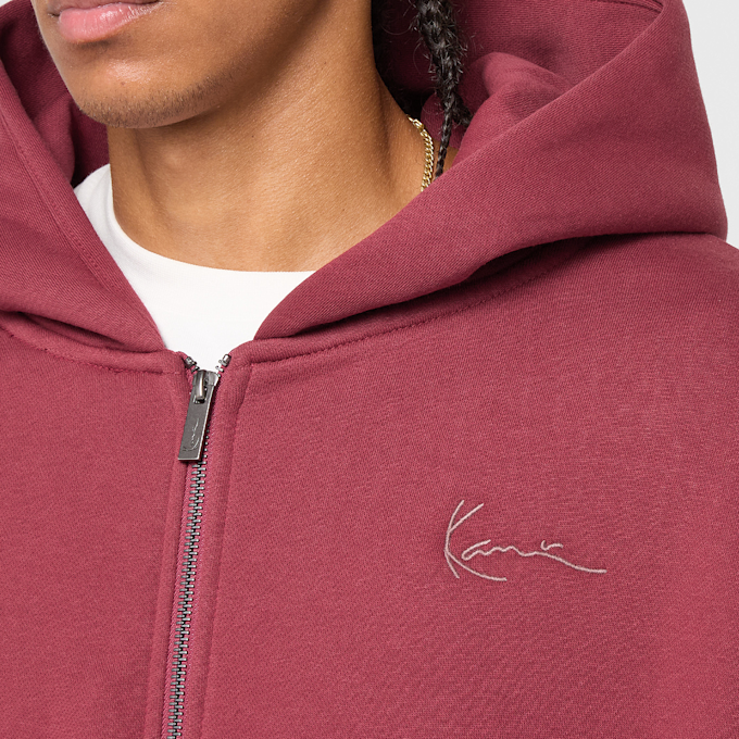 Karl Kani Western Os Zip Hoodie rojo 61449 4