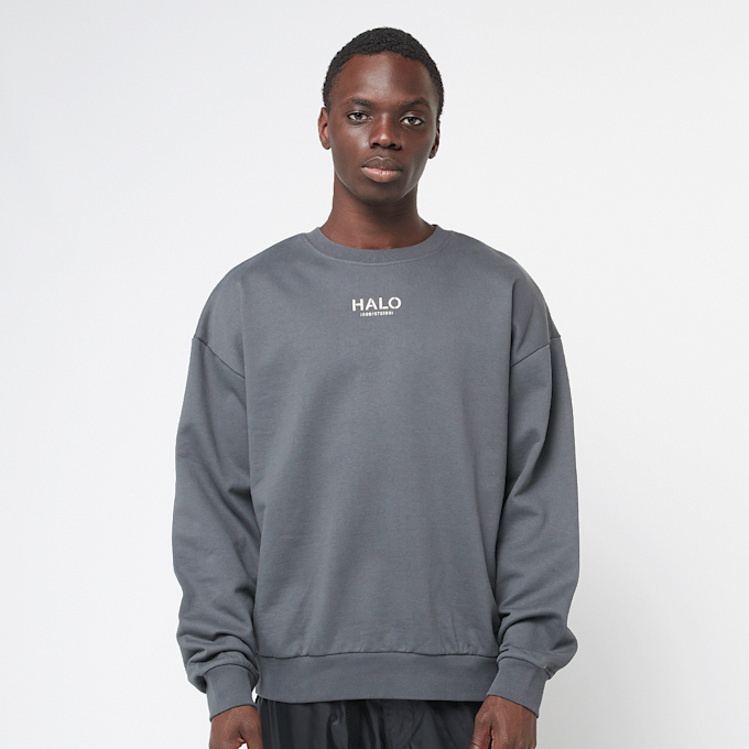 HALO Graphic Boxy Crew grijs 85907 2