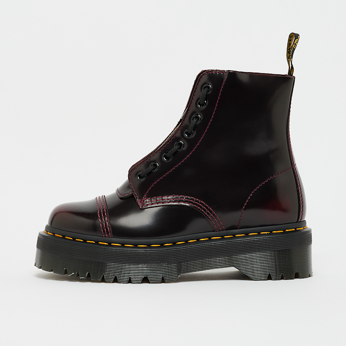 Dr. Martens Sinclair black milled nappa rood 85909 1