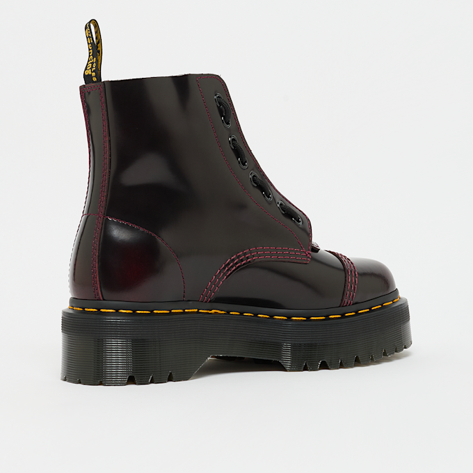 Dr. Martens Sinclair black milled nappa rood 85909 3
