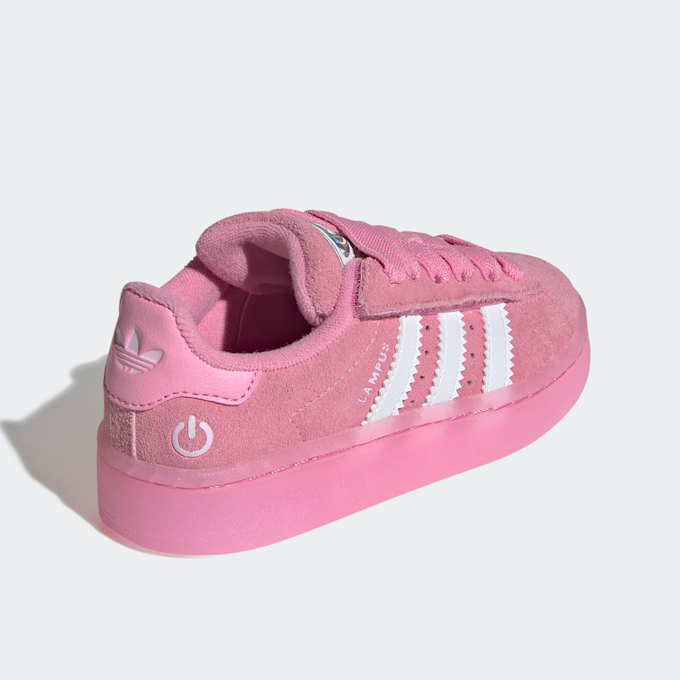 adidas Originals Campus 00s LED Lights Comfort Closure Elastic Lace dzieci różowy 84554 4