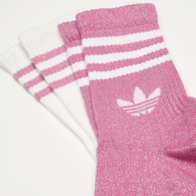 adidas Originals 3S GLITTER CR 2 silver met/white rosa 84508 2