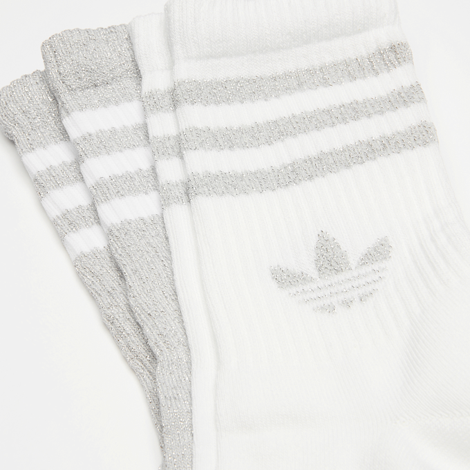 adidas Originals Glitter Crew Socks (2 Pack) srebrna 84510 2
