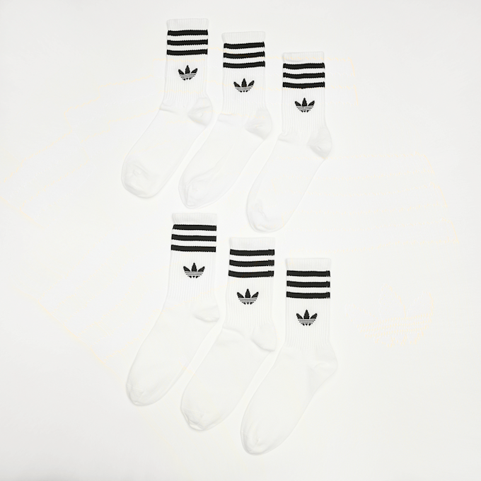 adidas Originals 6 PACK - 3S CREW S  white bianco 84513 1