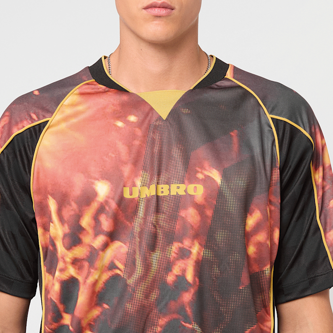 Umbro Panelled Raglan Shirt czarny 84439 3