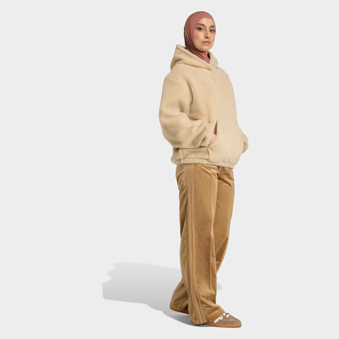 adidas Originals Essentials Teddy Crop Hoodie beż 84445 5