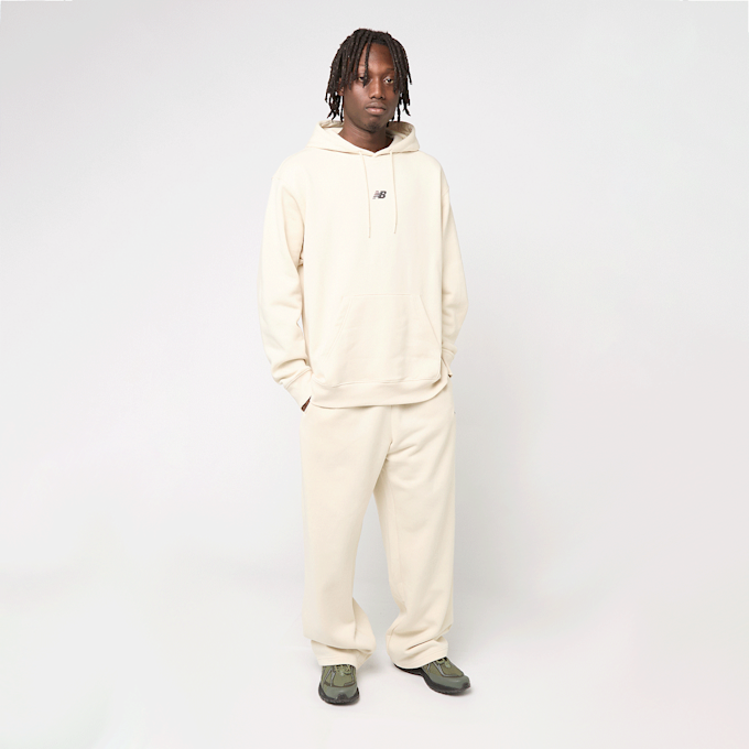 New Balance Sport Essentials Wide Leg Fleece Pant bege 84588 5