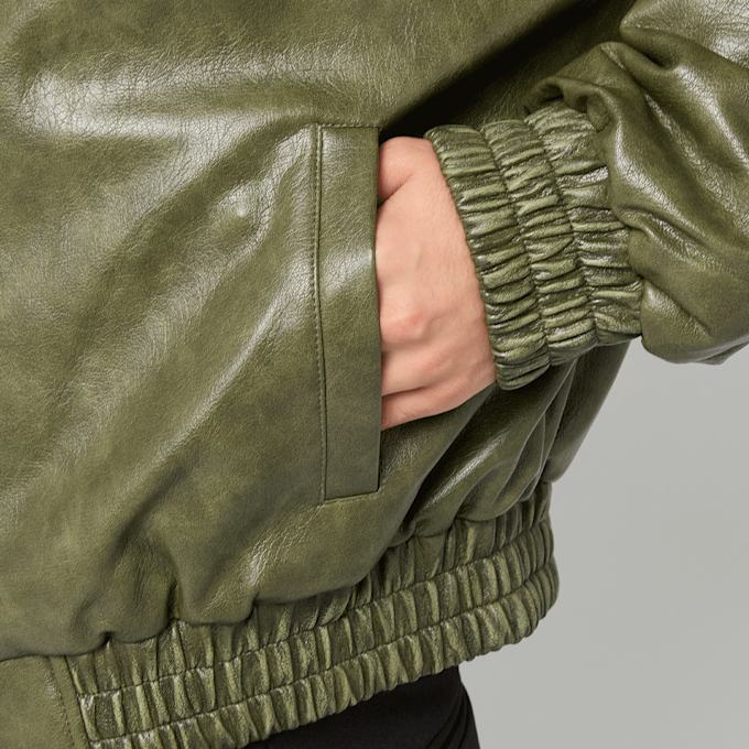 Prohibited Bloom Bomber Jacket vert 84591 3