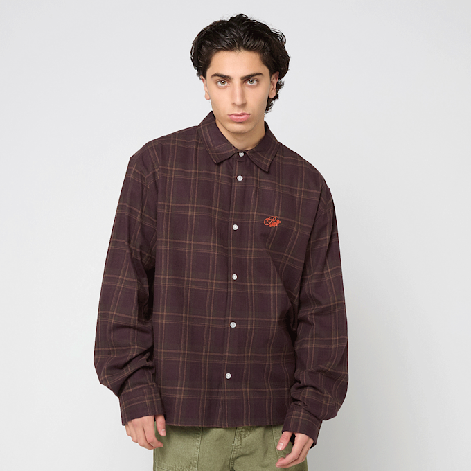Prohibited Timber Flannel Shirt rosso 84592 1