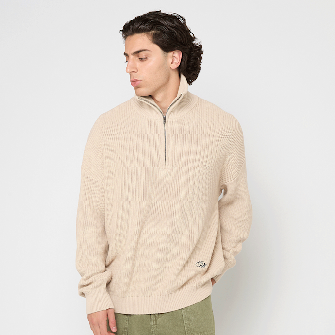 Prohibited Scout Knit Half-Zip beż 84597 1