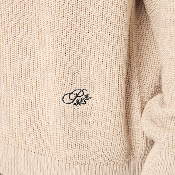 Prohibited Scout Knit Half-Zip beige 84597 4