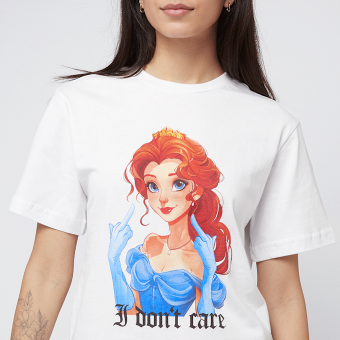 Miss Tee Don't Care Handsign Tee weiß 84599 3
