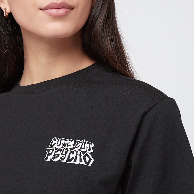 Miss Tee Cute But Psycho Tee noir 84602 3