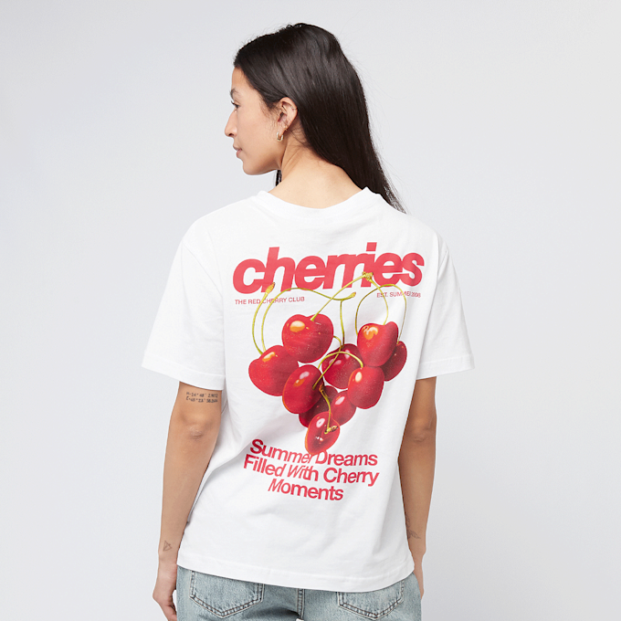 Miss Tee Cherrie Lovers Tee blanco 84603 1