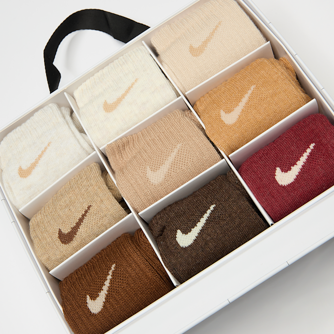 Nike 9 PACK - NHN HOLIDAY  CREW BOX SET white,black multicolore 91150 3