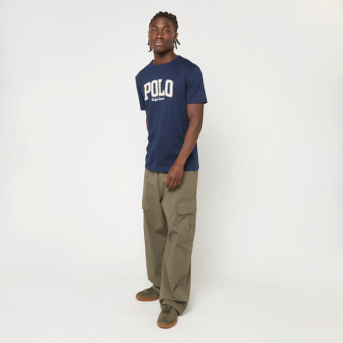 Polo Ralph Lauren SSCNCLSM1-SHORT SLEEVE-T-SHIRT f24 white denim bear blauw 91347 4