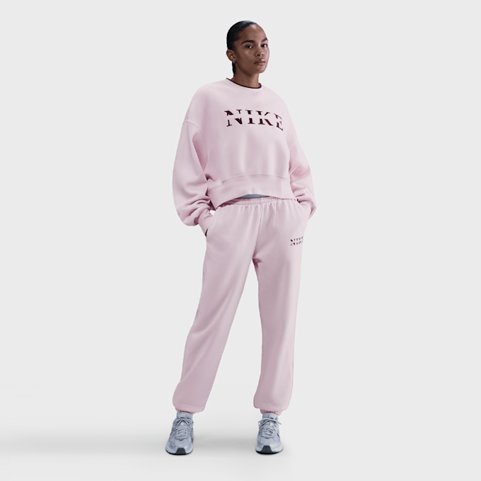 Nike Sportswear Phoenix Fleece High-Waisted Sweatpants roza 91685 4