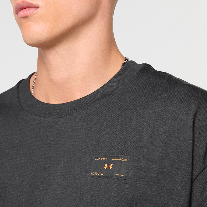 Under Armour Woven Label Heavyweight Short Sleeve preto 91696 3