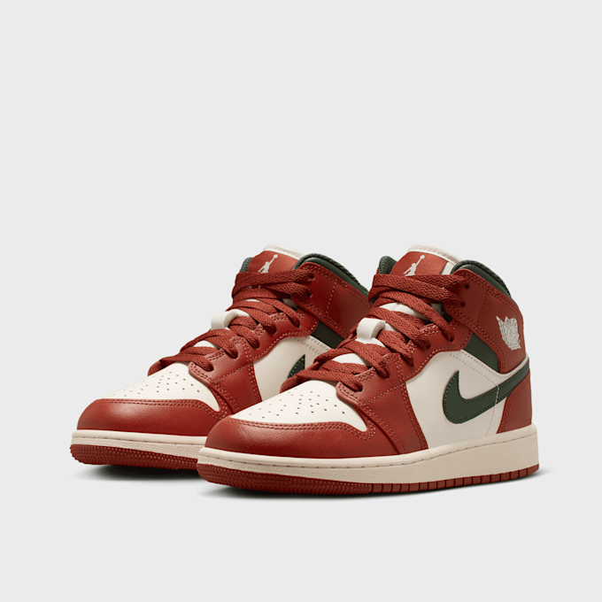 Jordan Air Jordan 1 Mid (GS) blanc 91864 4