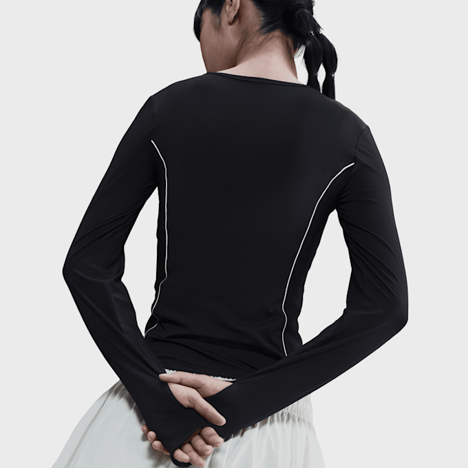 Nike Sportswear Shox Long-Sleeve Top nero 91785 2