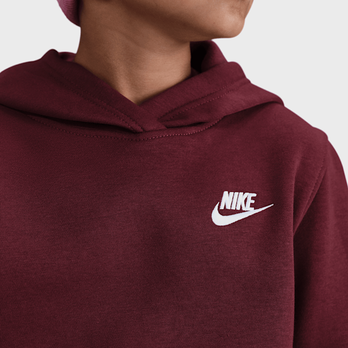 Nike Sportswear Club Fleece Hoodie rosso 91804 3