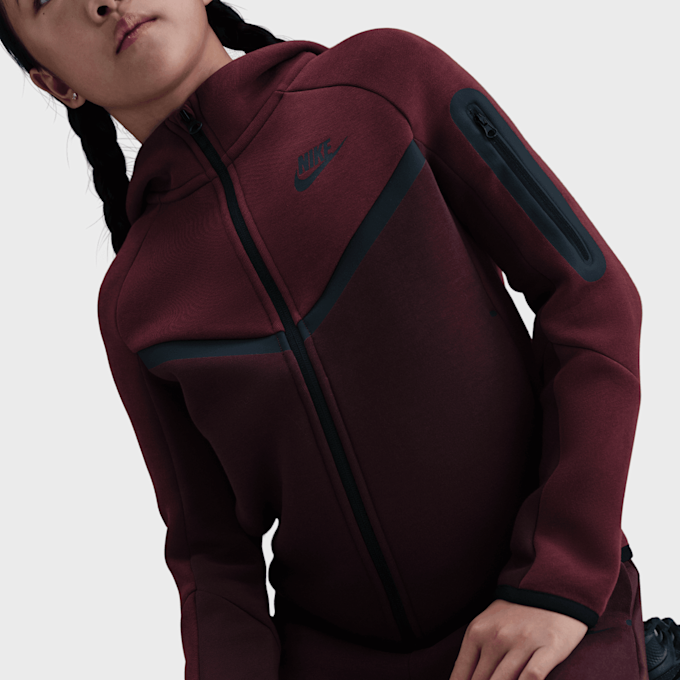Nike   Sportswear Tech Fleece Full-Zip Hoodie rosso 91806 2