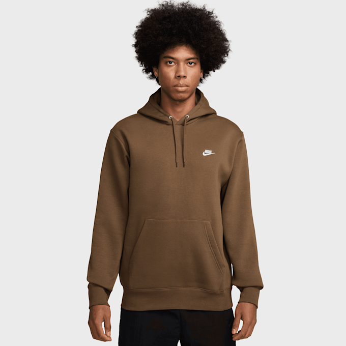 Nike   Club Fleece Hoodie marrón 91845 1