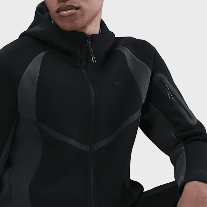 Nike Tech Color-Block Full-Zip Fleece Windrunner Jacket schwarz 92033 3